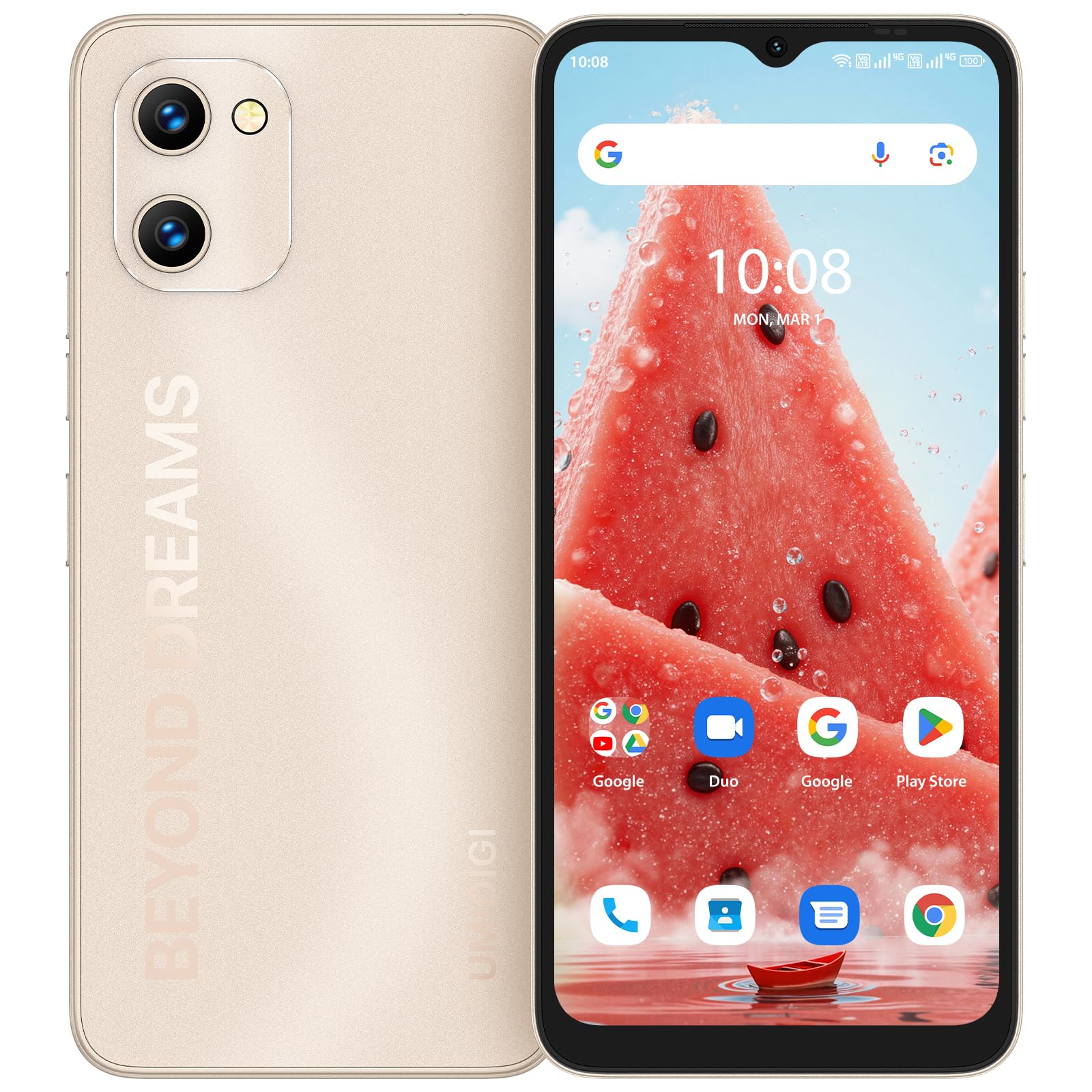 Umidigi G1 Smartphone 3/32GB 6,52" Gold ohne Vertrag