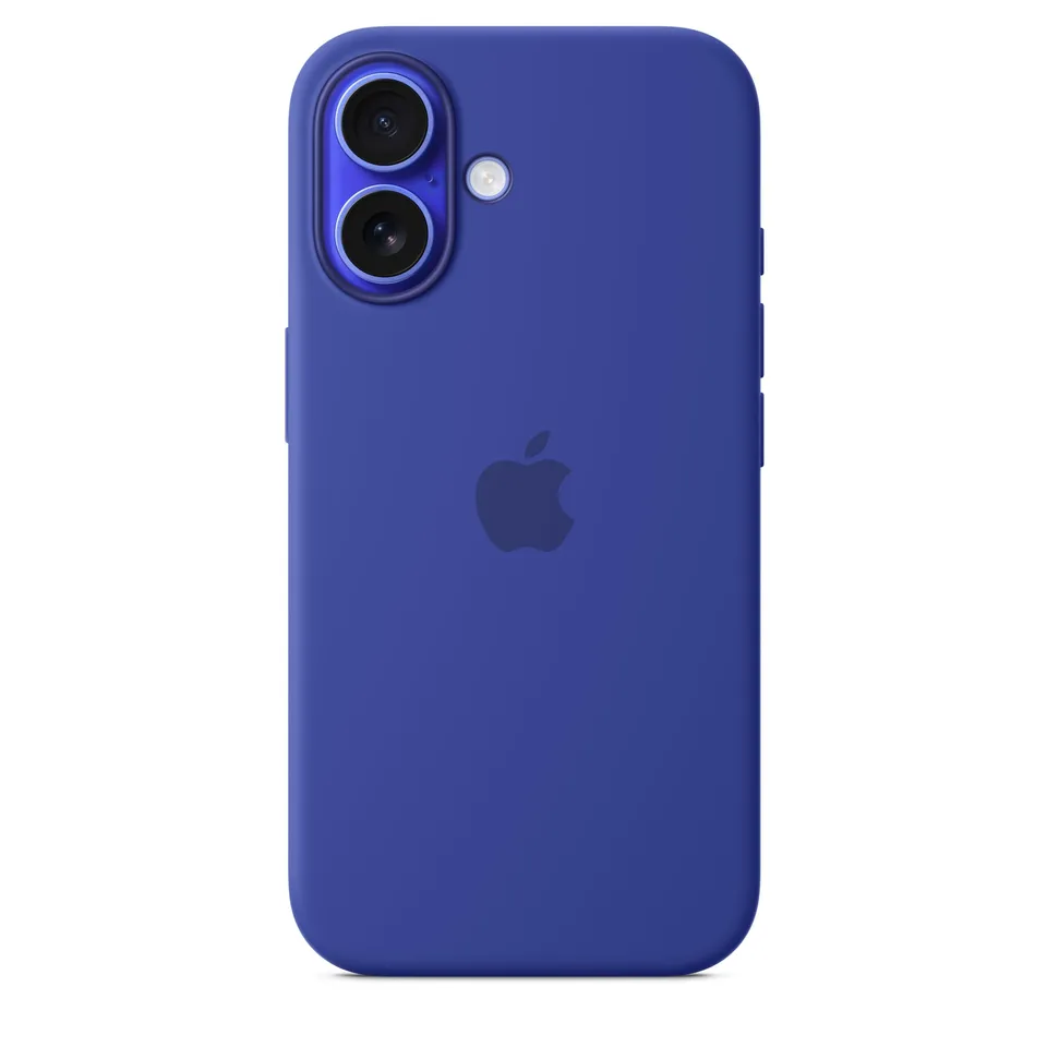 Apple iPhone 16 Silikon Case MagSafe Hülle Ultramarin Schutz
