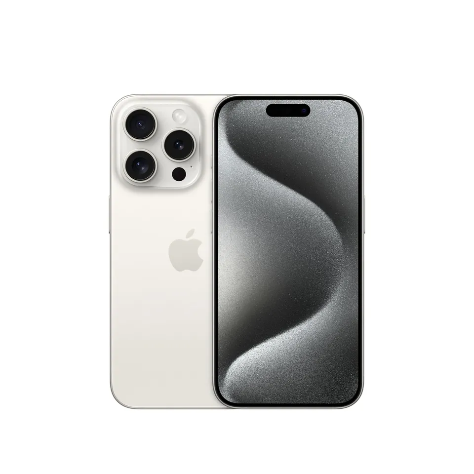 Apple iPhone 15 Pro 512 GB Smartphone Titan Weiß 6,1 Zoll