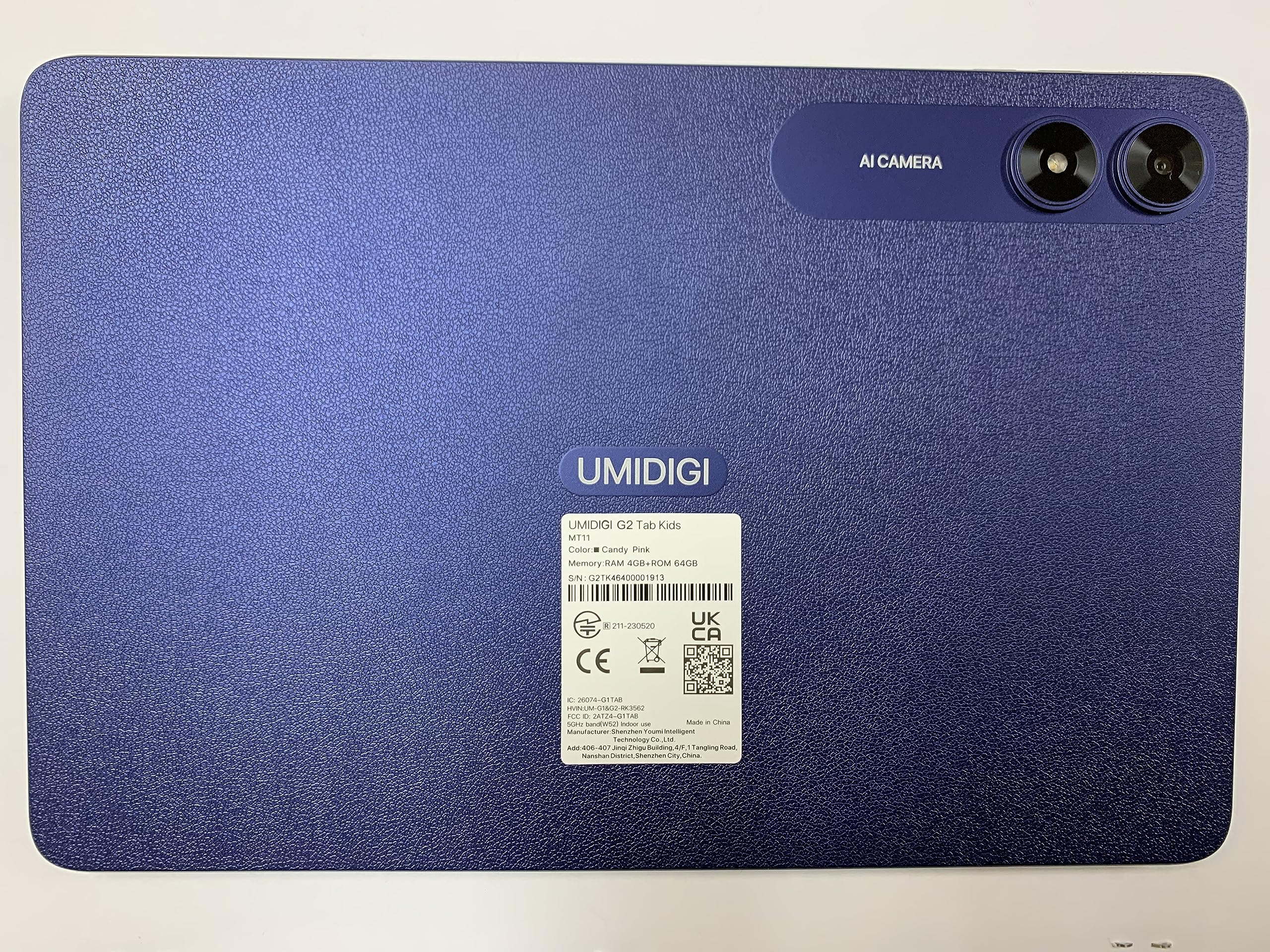 UMIDIGI G2 Kinder Tablet 10,1 Zoll 64GB WiFi6 EVA Hülle