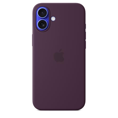 Apple iPhone 16 Plus Silikon Case MagSafe Pflaume