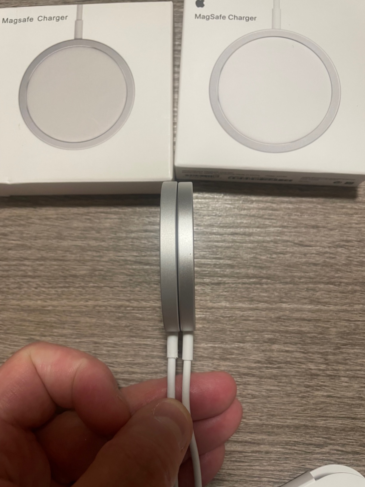 Apple MagSafe Ladegerät kabellos 15W Qi weiß