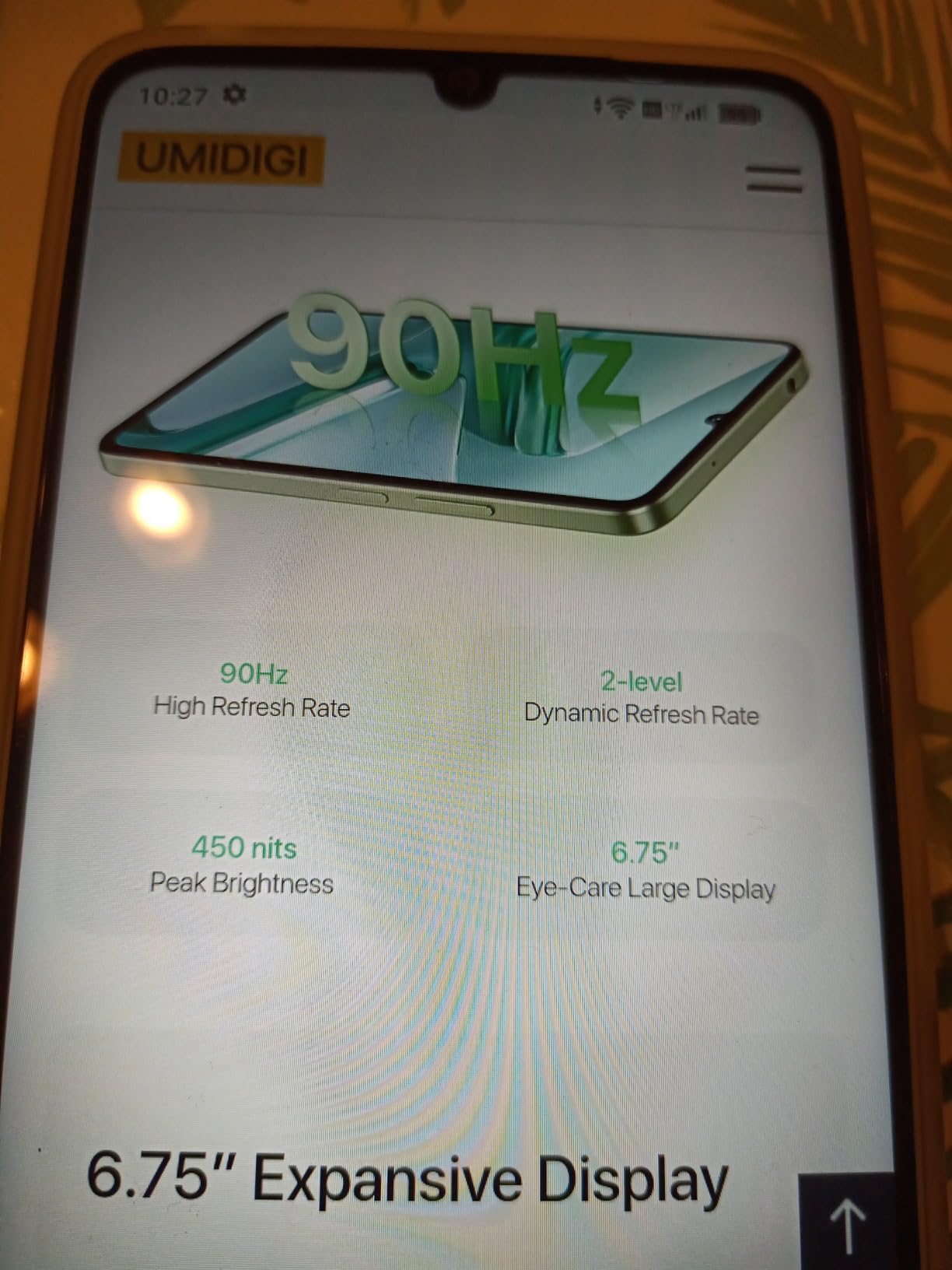 UMIDIGI G9T Smartphone 6,75 Zoll 8GB+128GB Dual-SIM