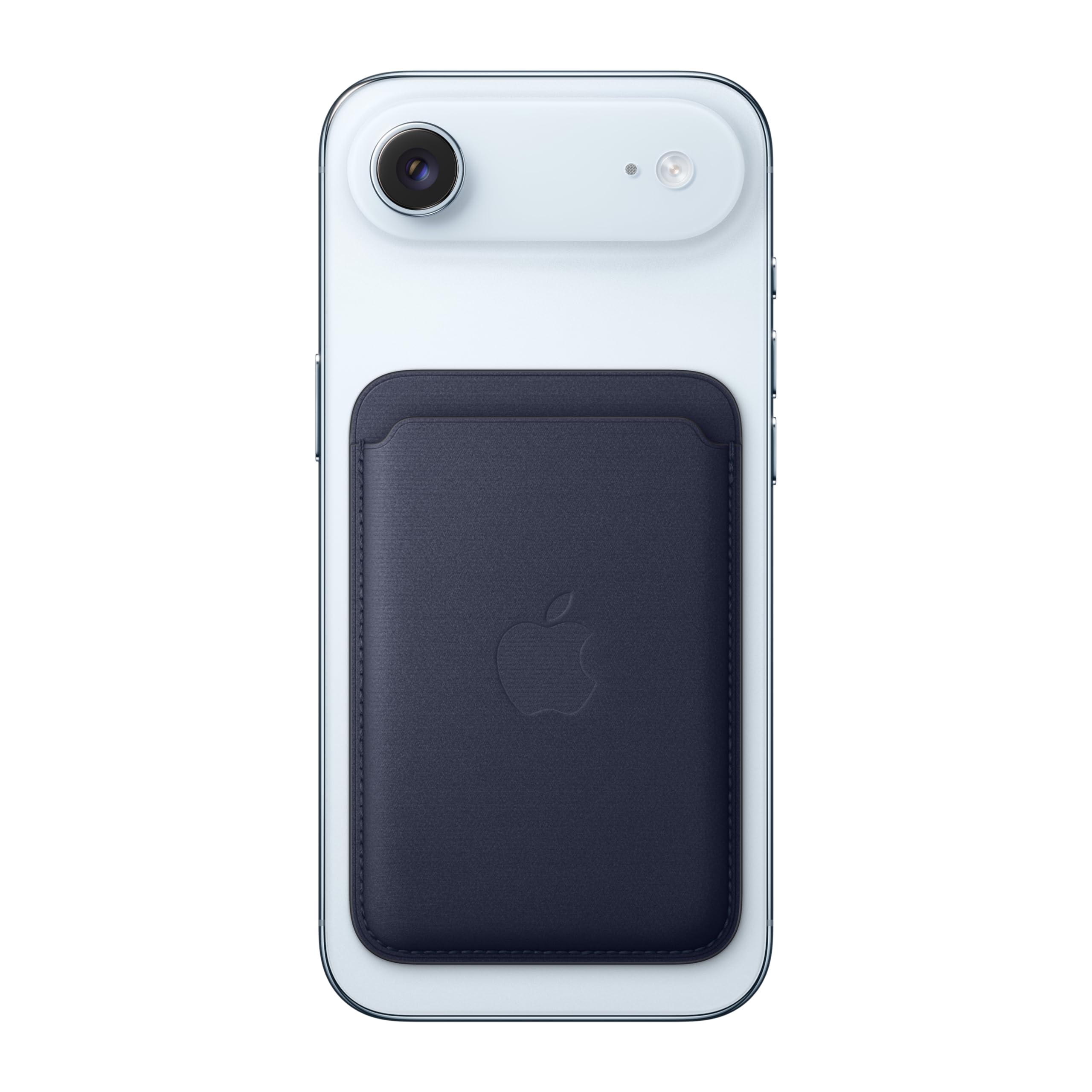 Apple iPhone Feingewebe Wallet MagSafe Schwarz für 3 Karten