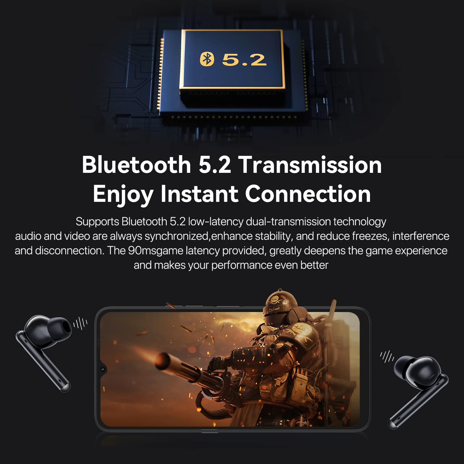 UMIDIGI AbleBuds Free Kopfhörer Weiß ANC 45dB