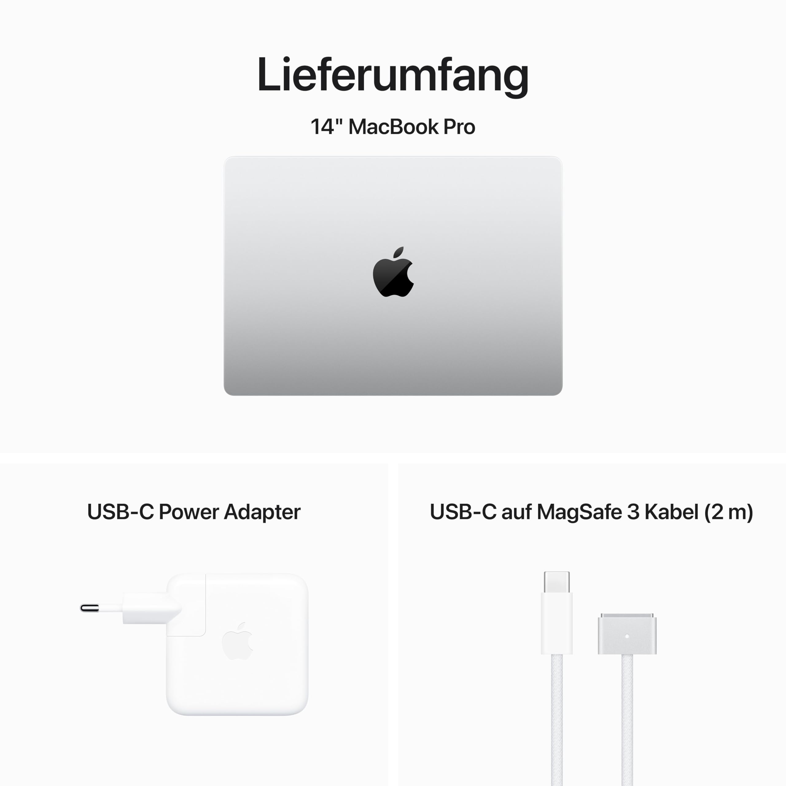 Apple MacBook Pro M3 Max Laptop 14,2" Silber 36GB/1TB