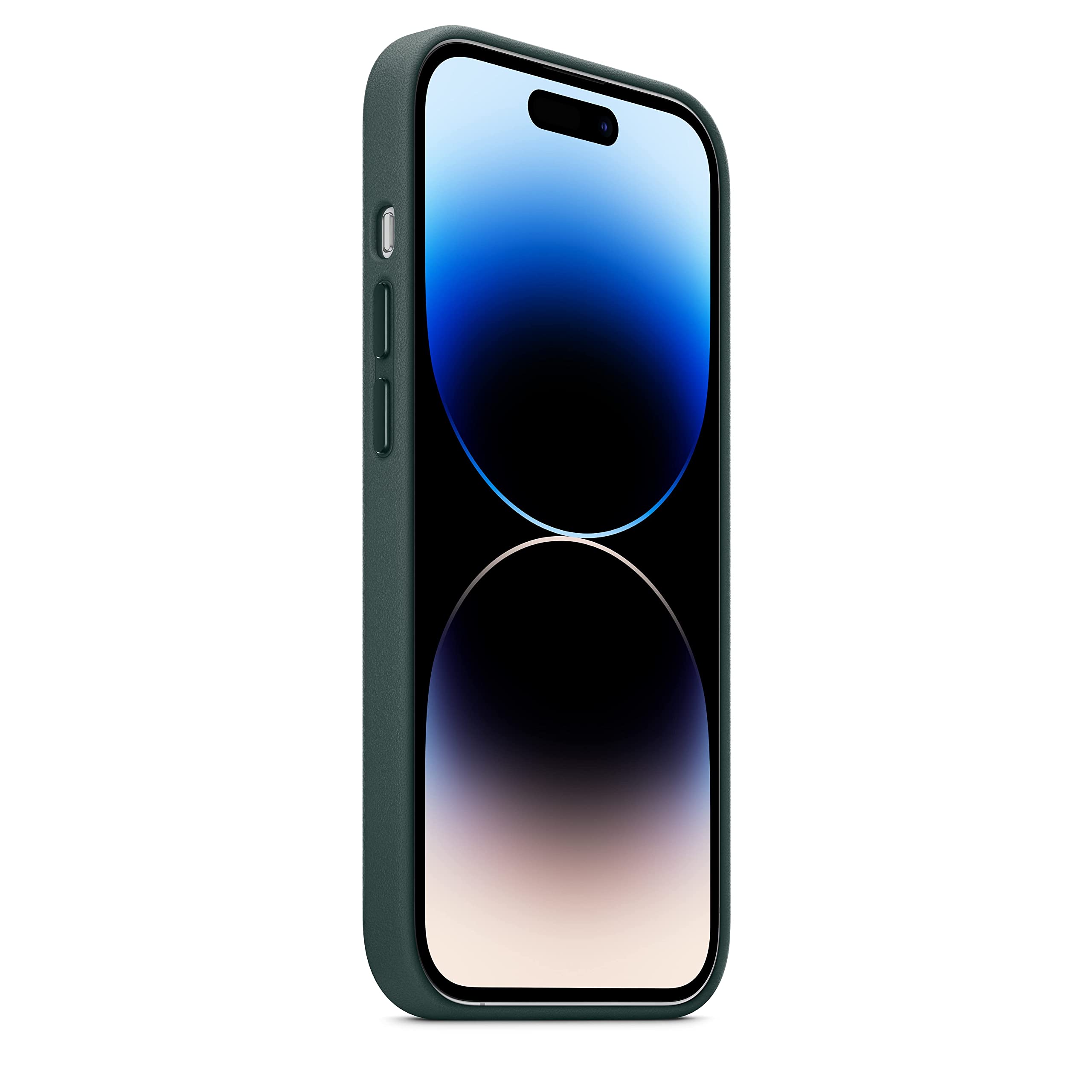 Apple iPhone 14 Pro Leder Hülle MagSafe Waldgrün