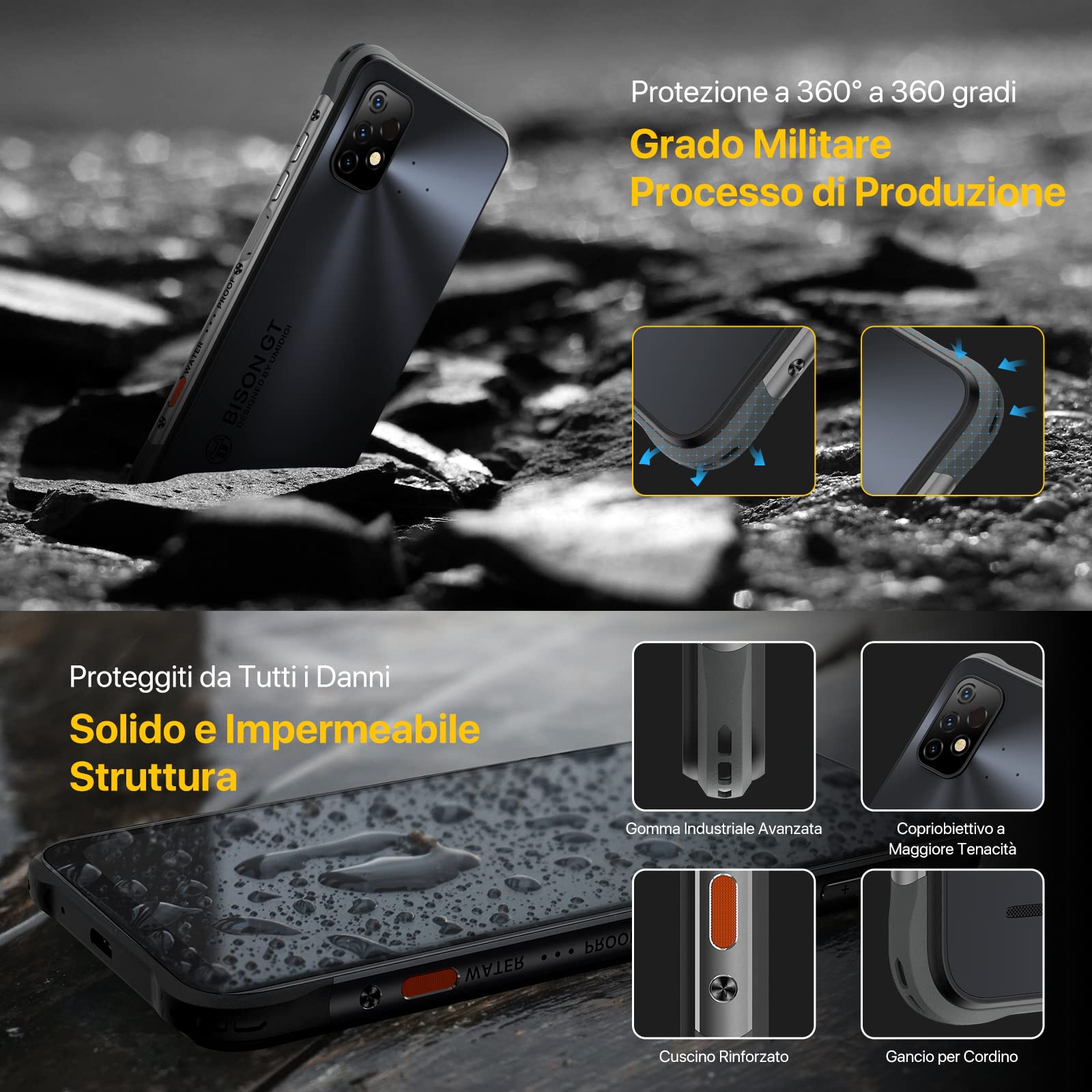 UMIDIGI Bison GT2 Outdoor Smartphone 8/128GB Handy
