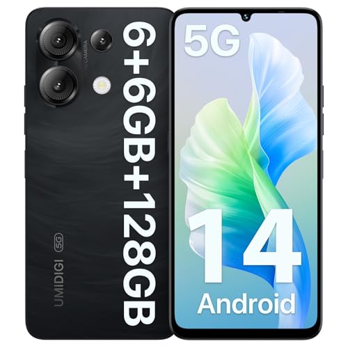 UMIDIGI Note 100 5G Smartphone 12GB+128GB Schwarz