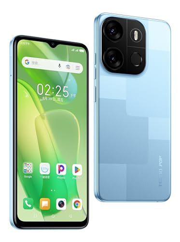 Tecno POP 7 Smartphone 64 GB Capri Blue Dual-SIM