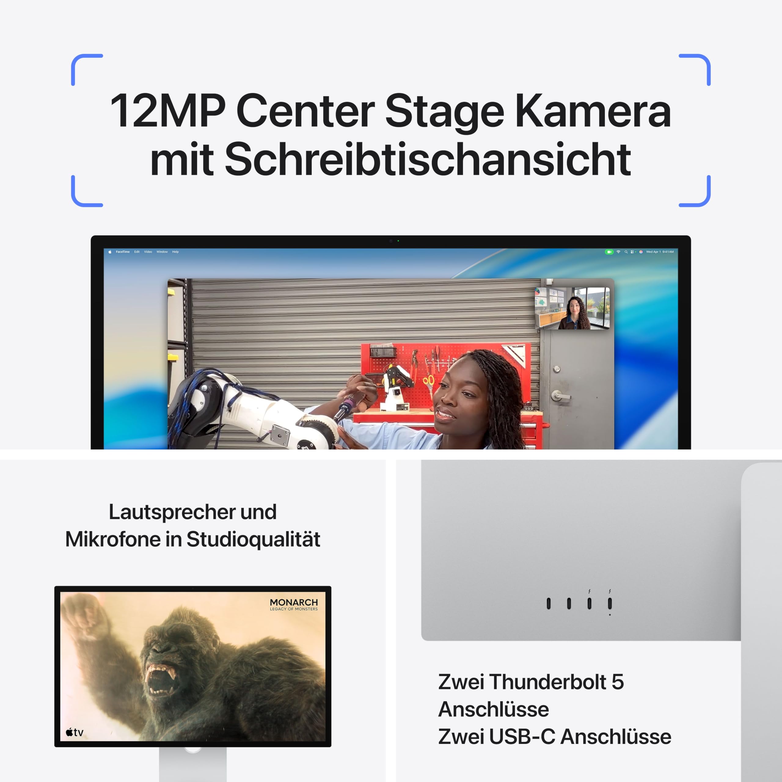 Apple Mac Studio Display 27 5K Nanotextur VESA Monitor