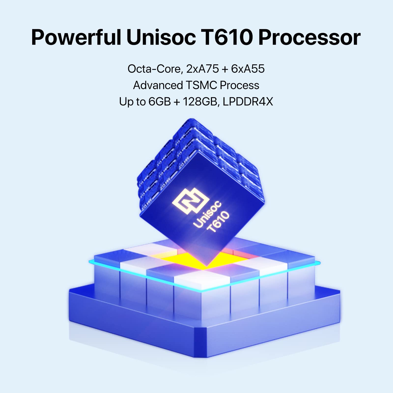 UMIDIGI G100A Smartphone 6,9 Zoll 8GB 128GB weiß