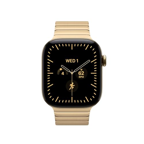 Apple Watch Gliederarmband 42 mm Armband Brillantgold Edelstahl