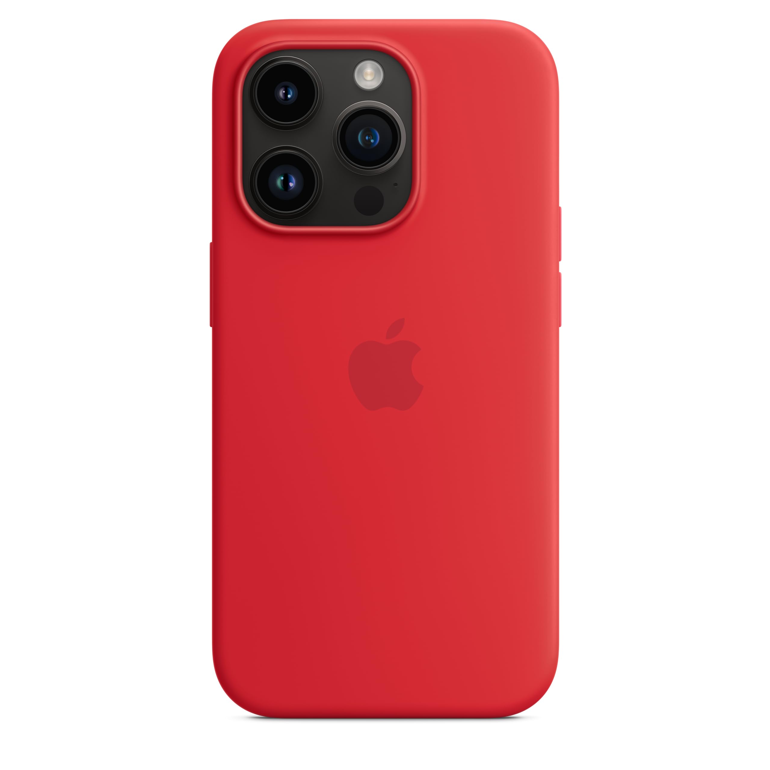 Apple iPhone 14 Pro Silikon Hülle MagSafe Rot