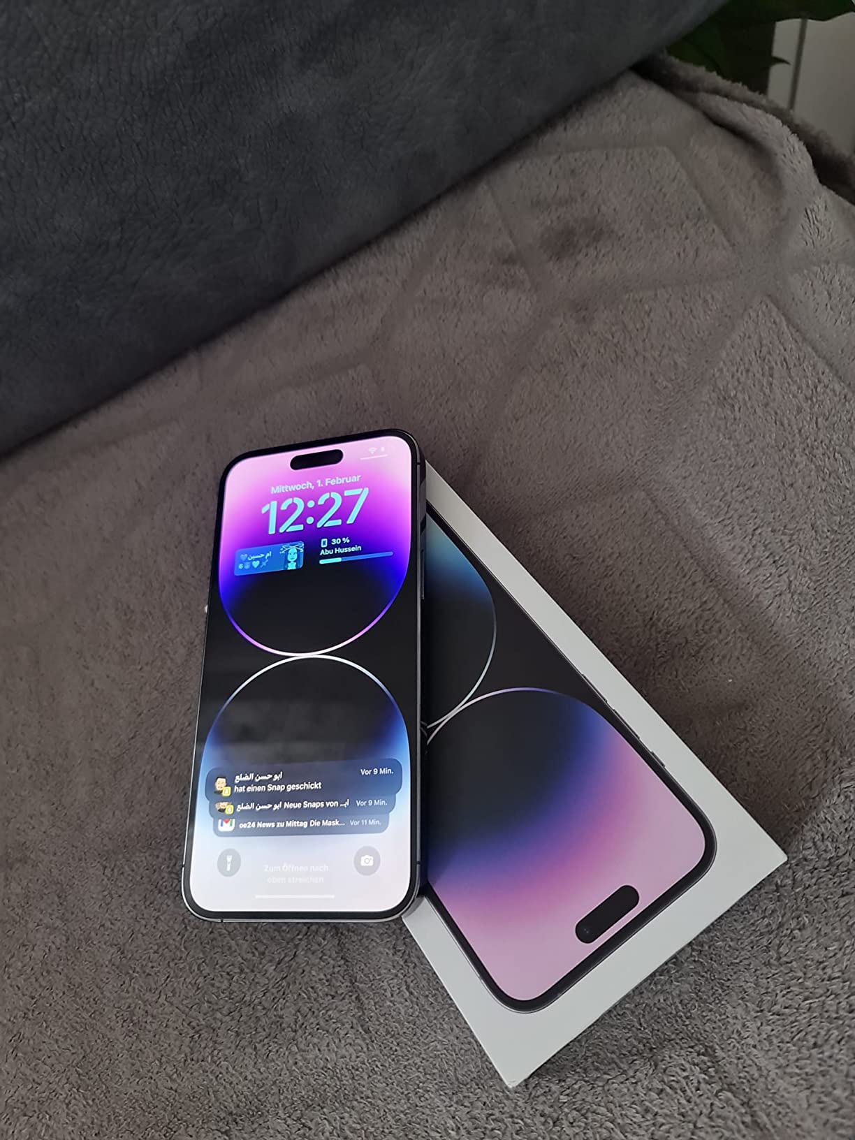 Apple iPhone 14 Pro Max Handy 128 GB Silber 6,7 Zoll