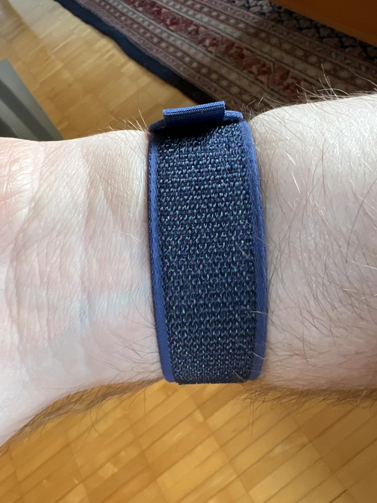Apple Watch Trail Loop 49 mm Armband Burgunder S/M Nylon