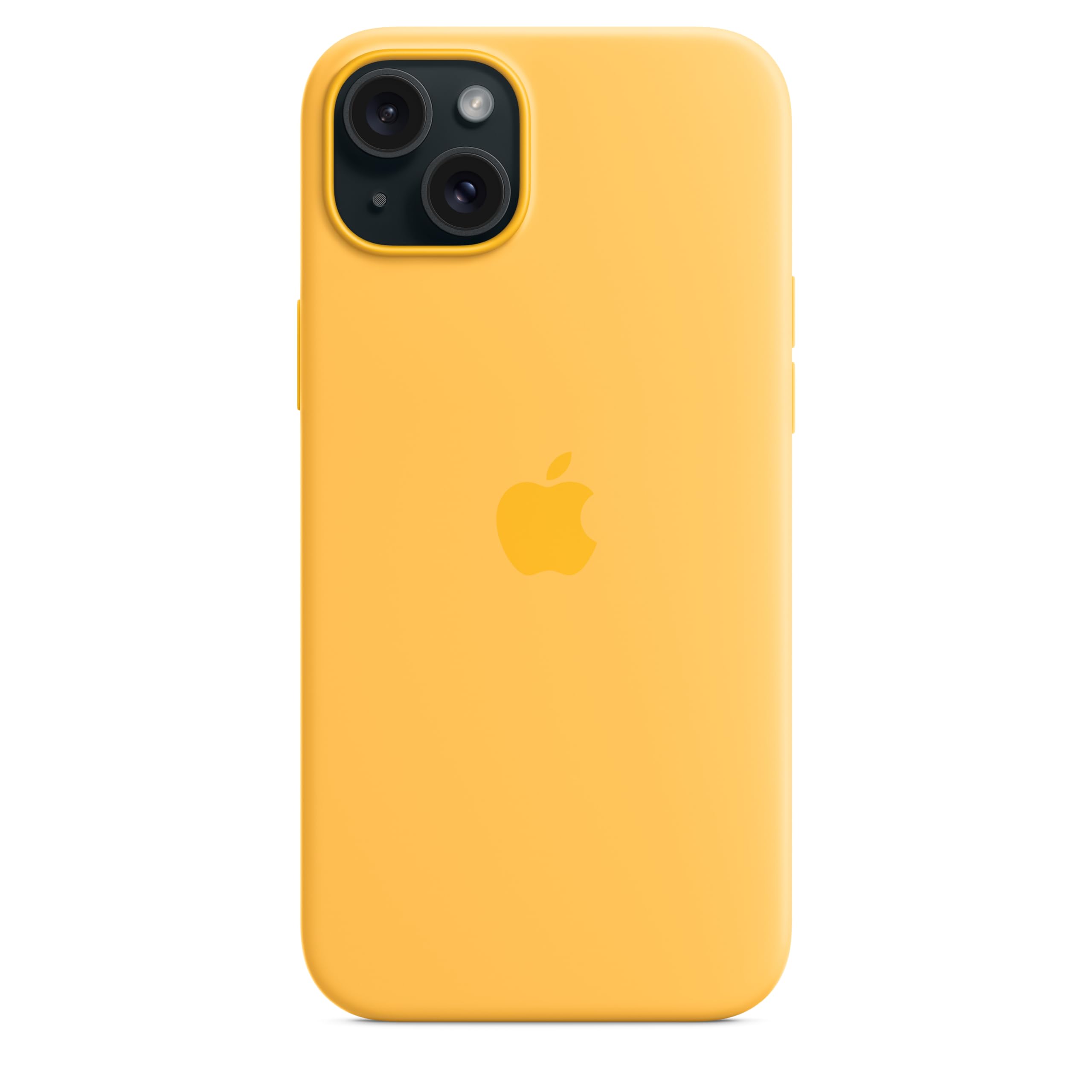 Apple iPhone 15 Plus Silikon Case MagSafe Warmgelb