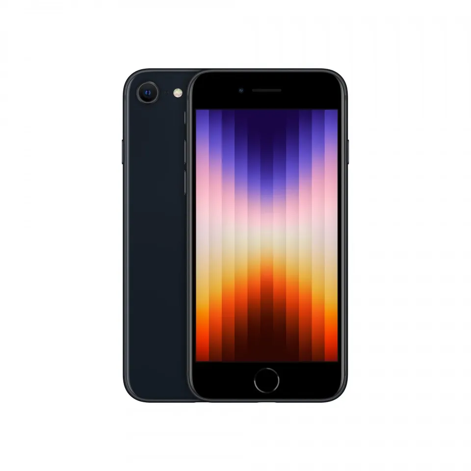 Apple iPhone SE 2022 Smartphone 128 GB Mitternacht 5G