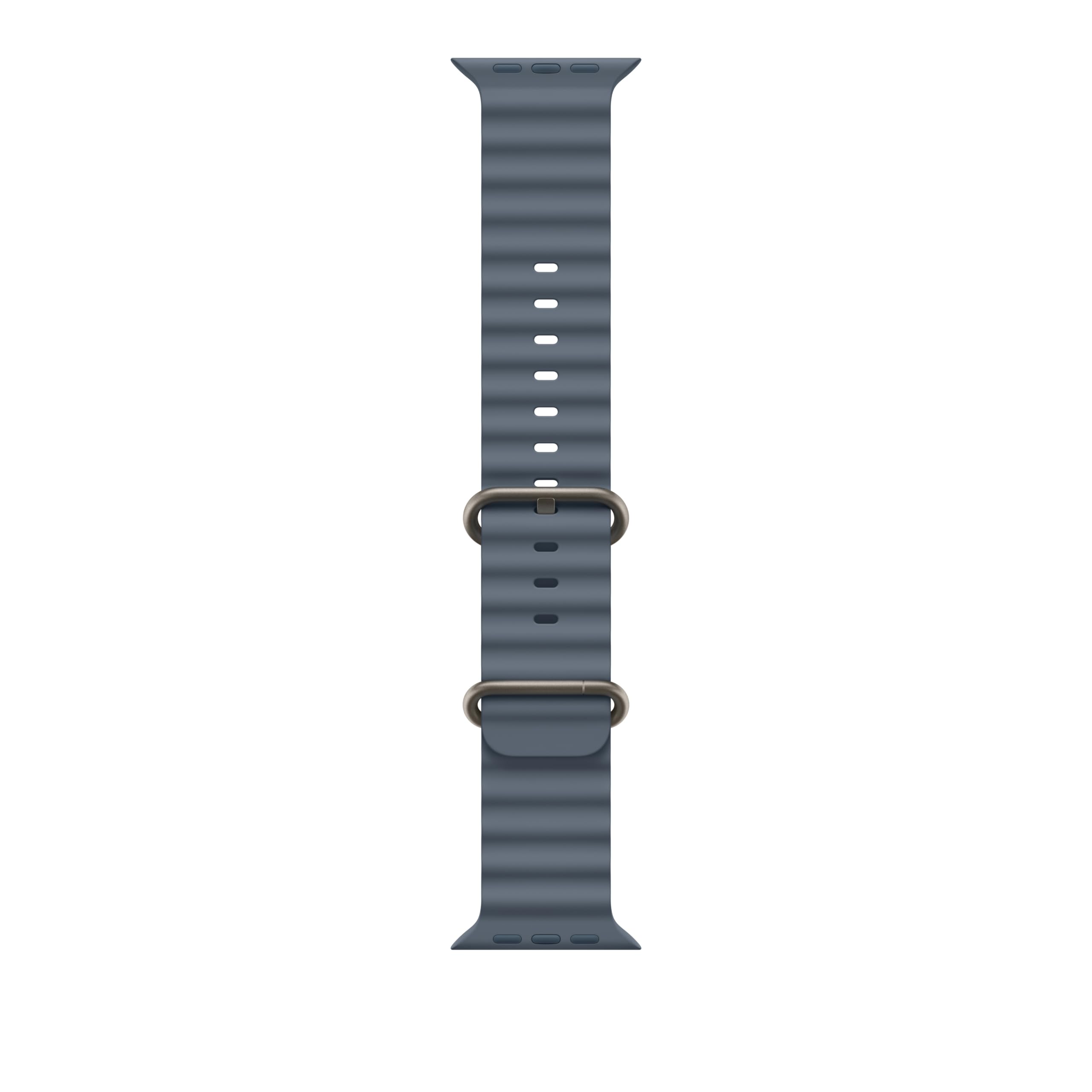 Apple Watch Ocean Band 49 mm Armband Kristallblau Elastomer