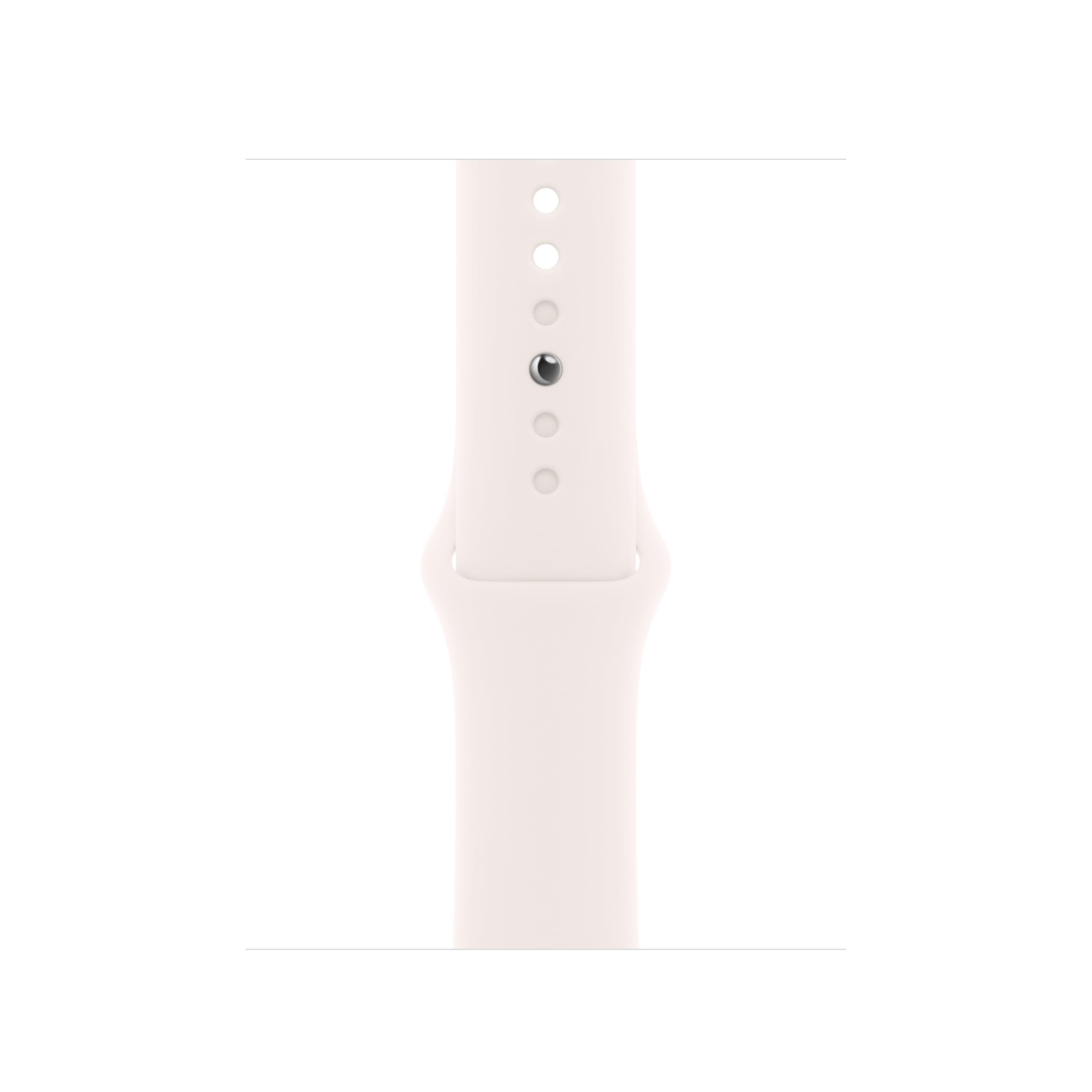 Apple Watch Sportarmband 42mm Blassrosa S/M Fluorelastomer