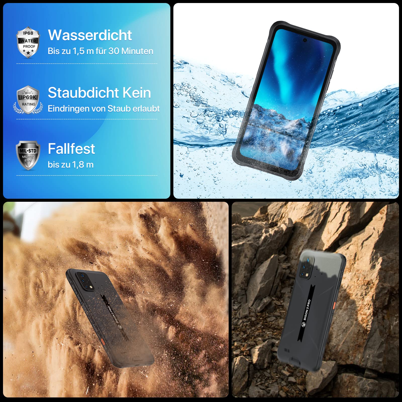 Umidigi Bison 2 Pro Outdoor Smartphone 256GB NFC