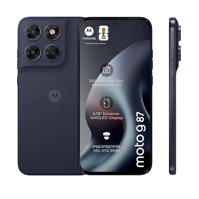 Motorola Moto g87 Smartphone 8/256GB Black 200 MP