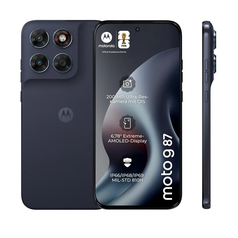 Motorola Moto g87 Smartphone 8/256GB Black 200 MP