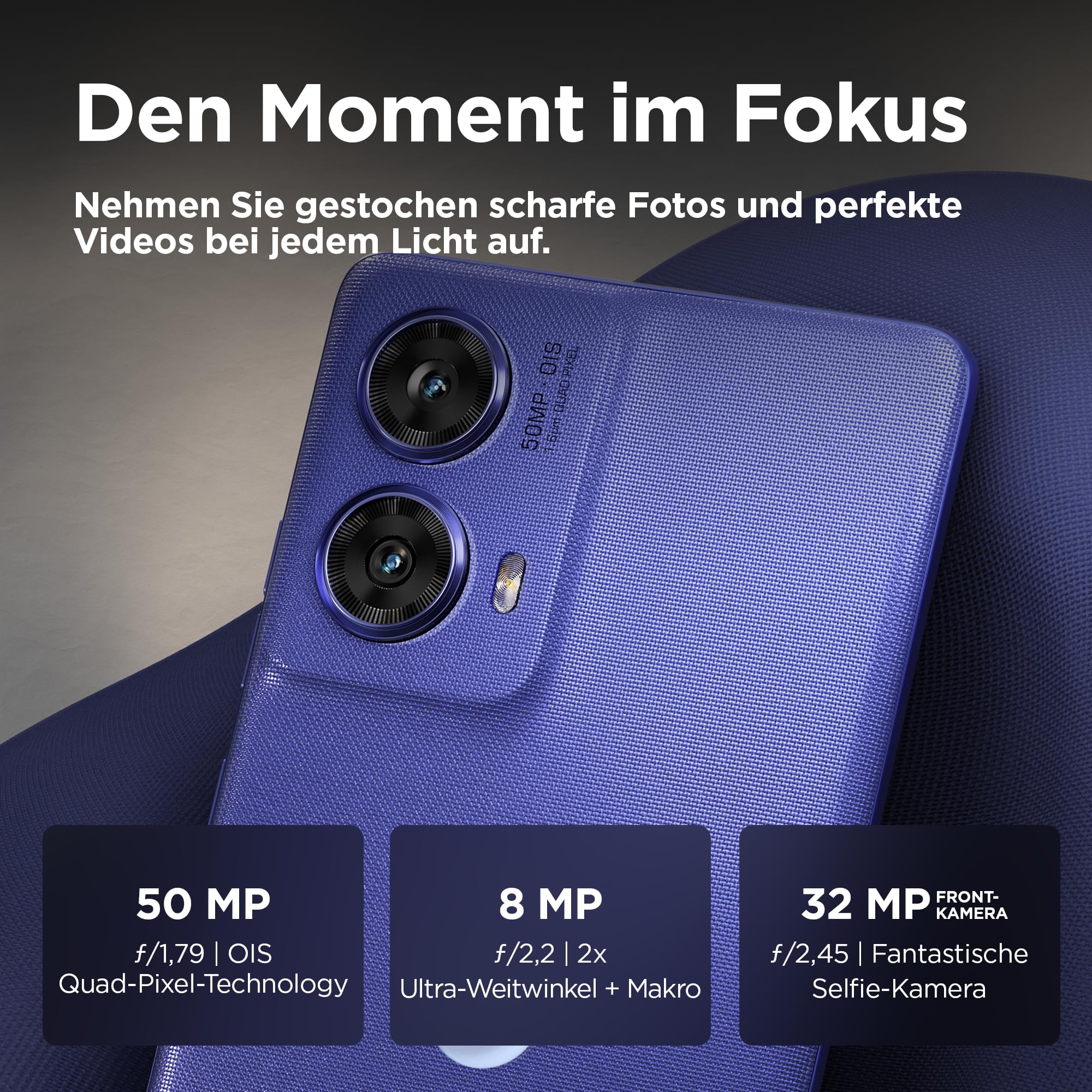 Motorola Moto g85 Smartphone 8/256GB Cobalt Blue 5G