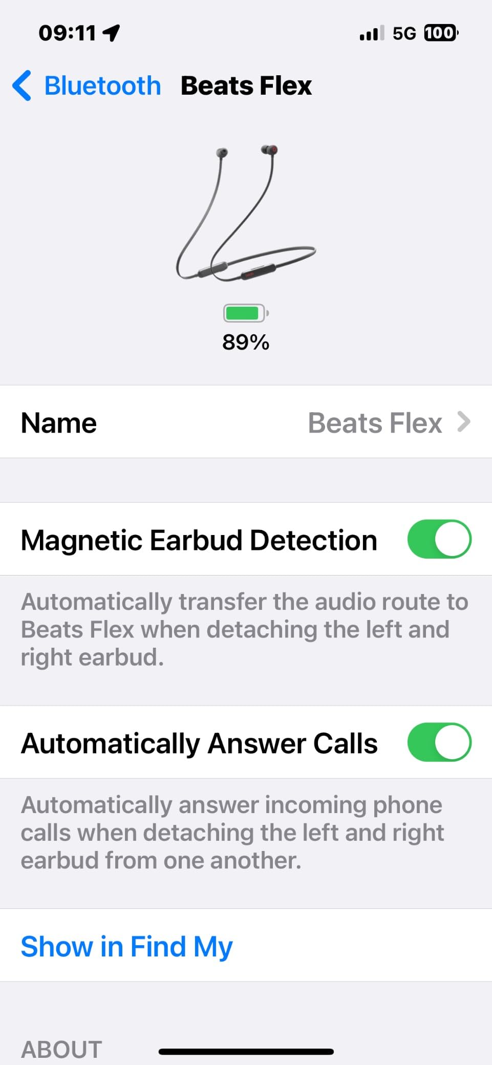 Beats Flex In-Ear Kopfhörer Bluetooth Flammenblau 12h