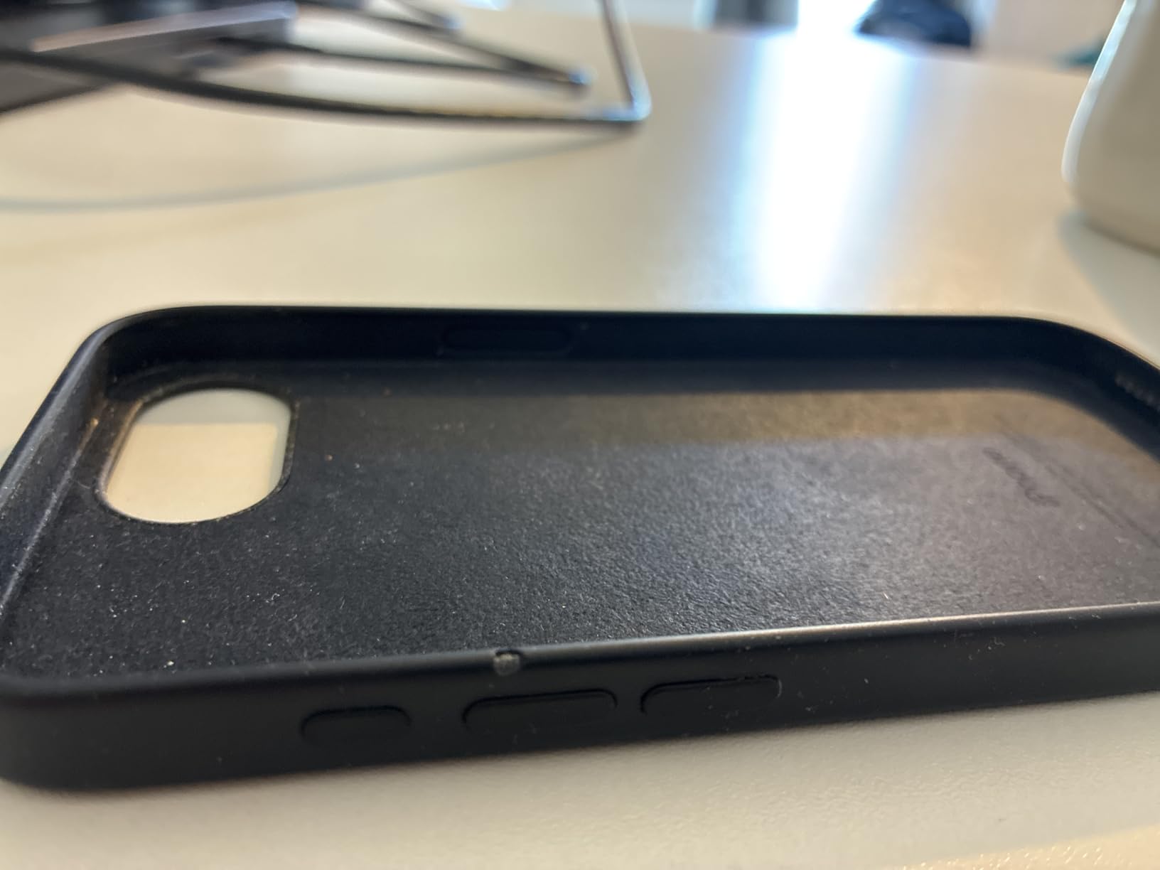 Apple iPhone 16e Silikon Case Hülle Winterblau