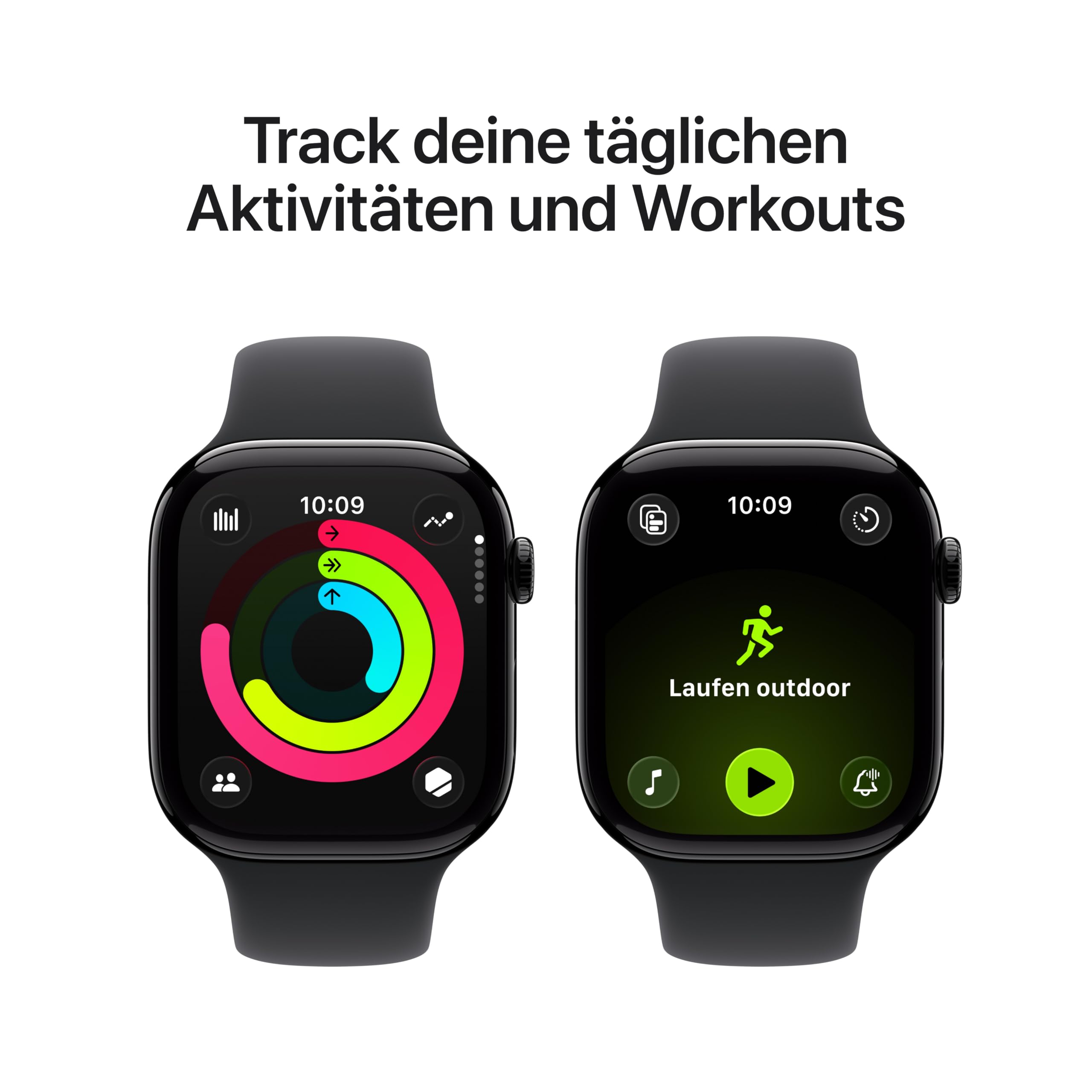 Apple Watch Series 11 GPS 46 mm Diamantschwarz S/M