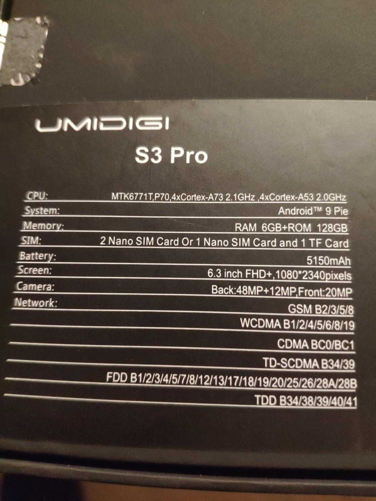 UMIDIGI G5 Smartphone 128GB 6,6 Zoll 90Hz 50MP