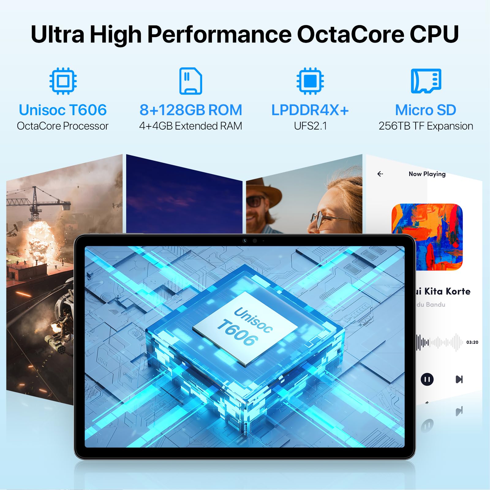 Umidigi G5 Tab 10.1 Zoll Tablet 8GB 128GB LTE mit Stift