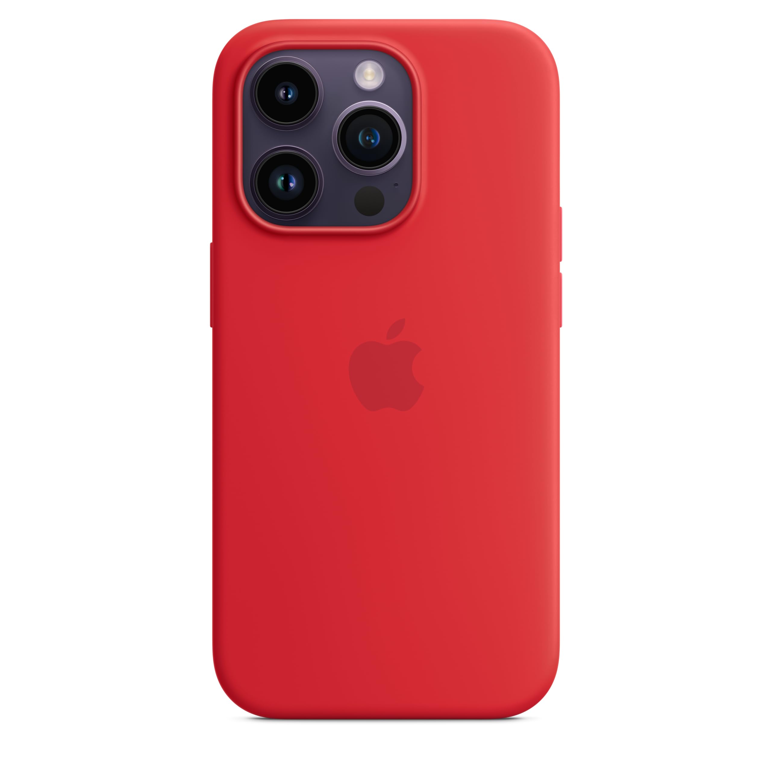Apple iPhone 14 Pro Silikon Hülle MagSafe Rot