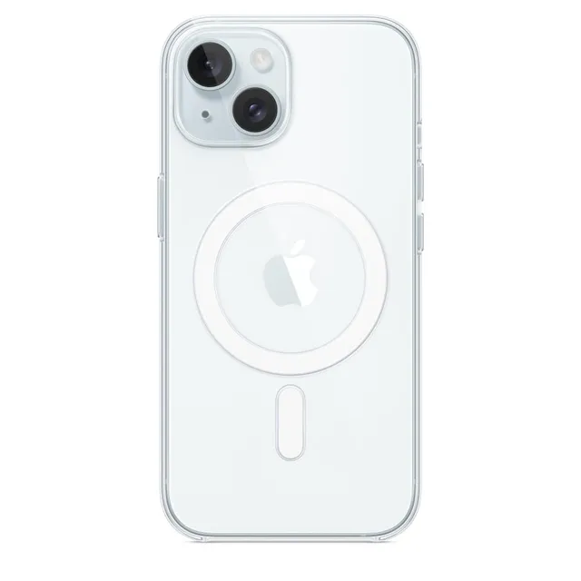 Apple iPhone 15 Clear Case MagSafe Hülle Transparent