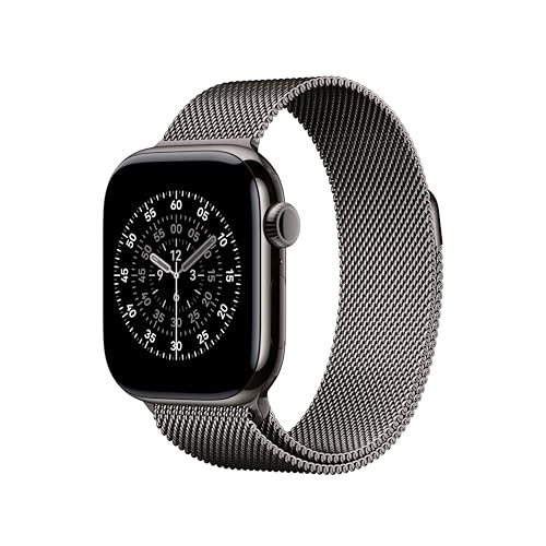 Apple Watch Milanaise Armband 42mm Schiefer Edelstahl