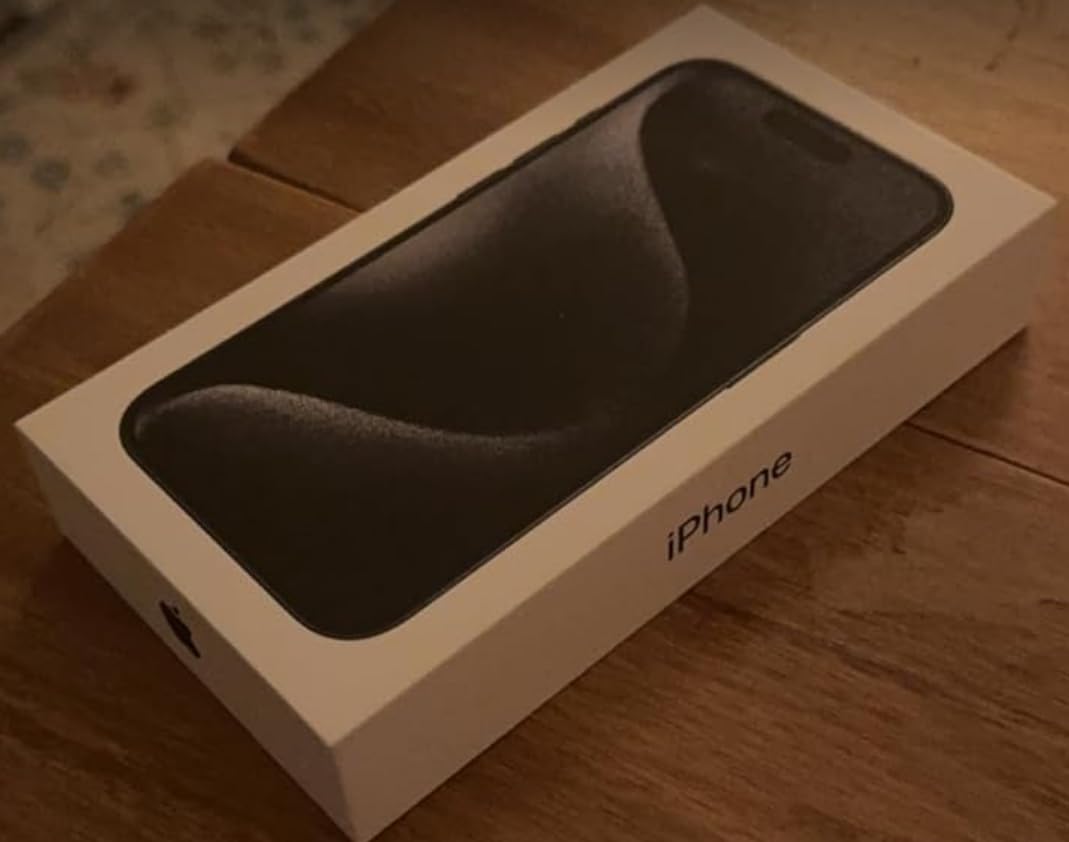 Apple iPhone 15 Pro 512 GB Smartphone Titan Schwarz 6,1 Zoll