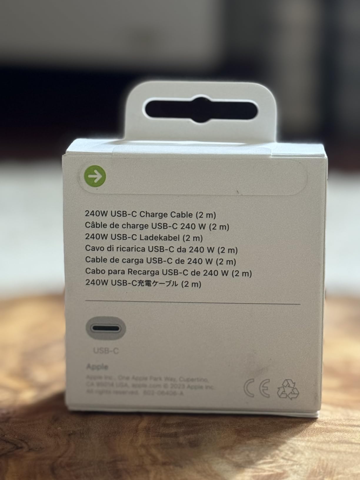 Apple 240W USB-C Ladekabel 2 m gewebt