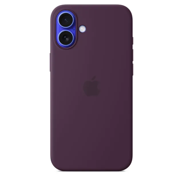 Apple iPhone 16 Plus Silikon Case MagSafe Pflaume
