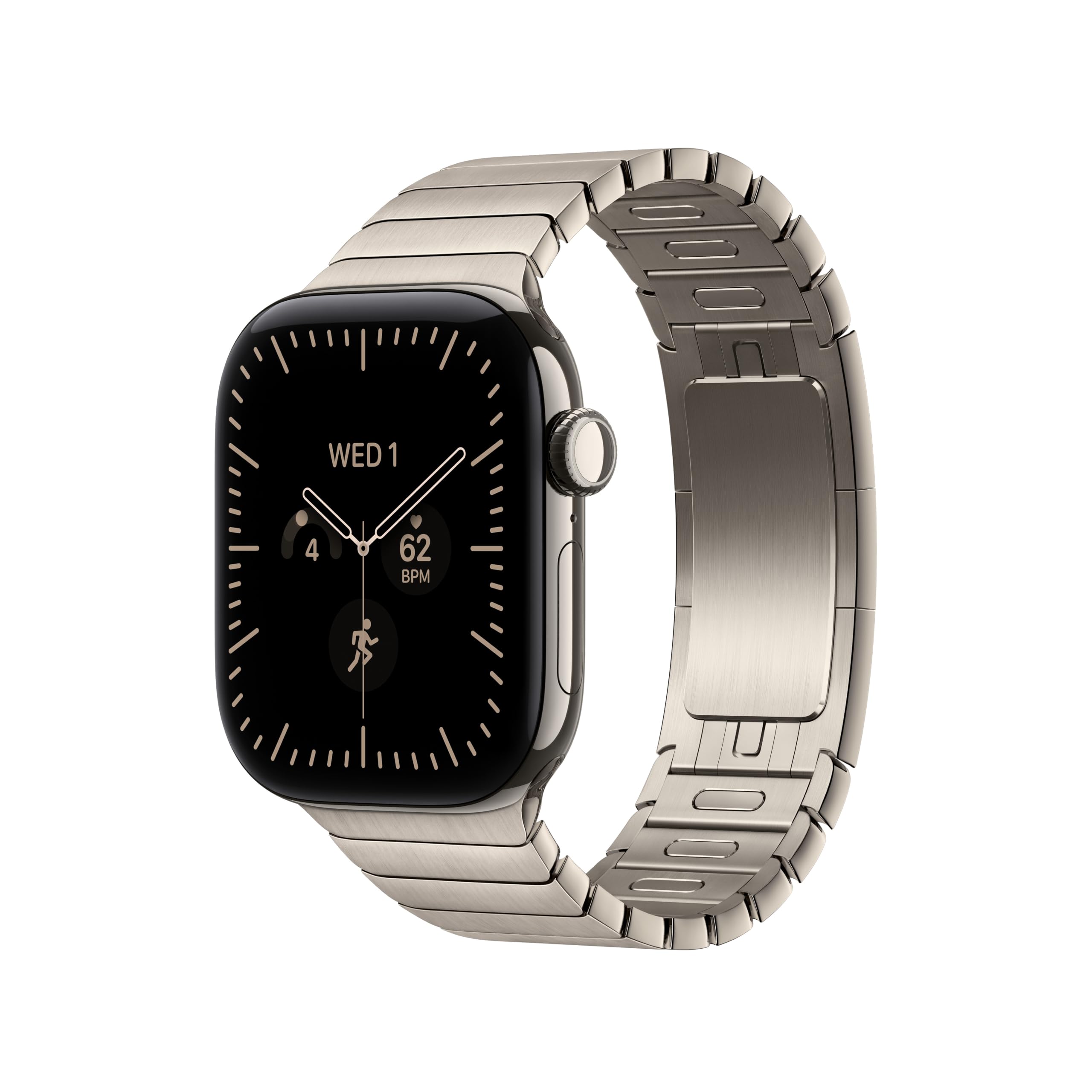 Apple Watch Gliederarmband 42 mm Armband Natur Edelstahl