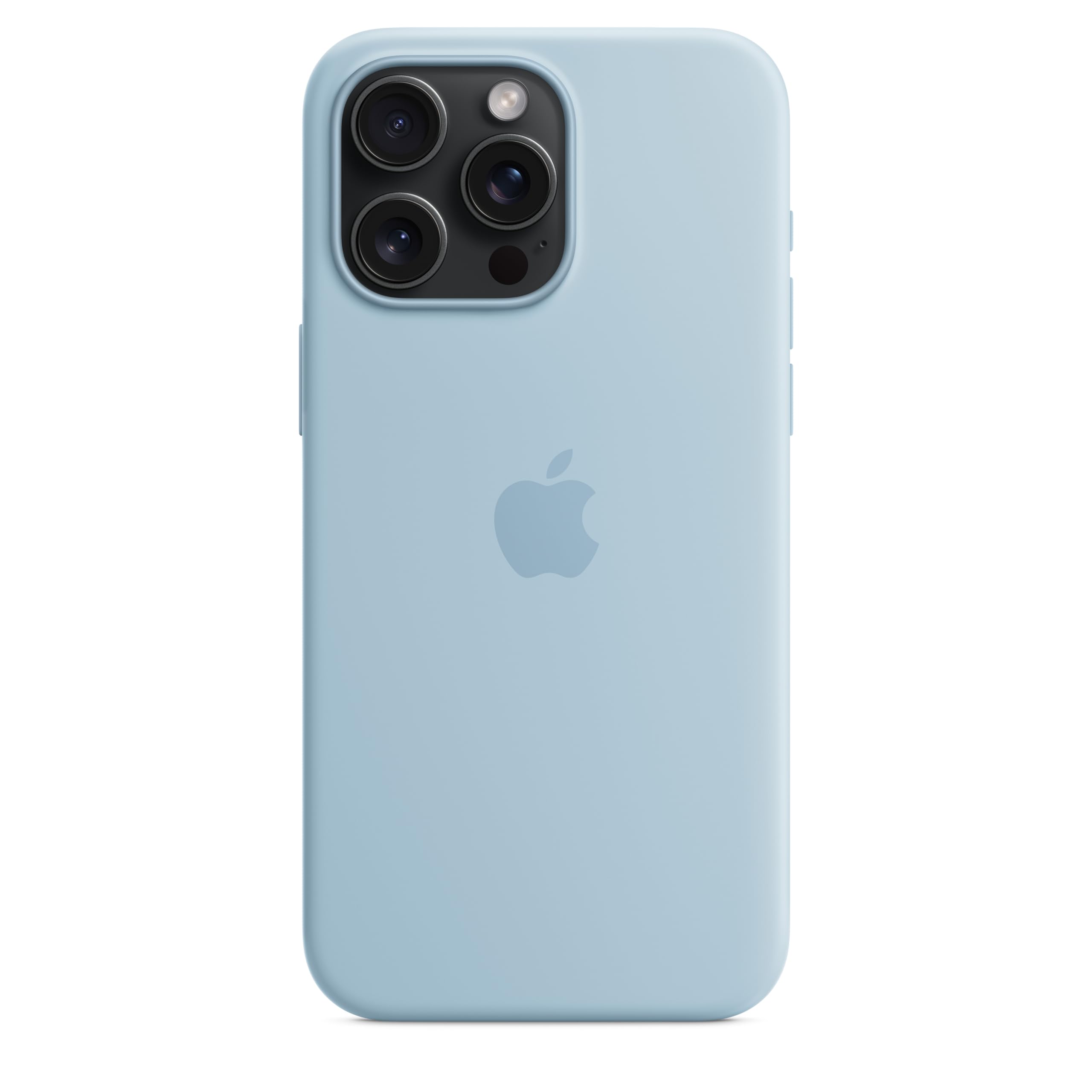 Apple iPhone 15 Pro Max Silikon Case MagSafe Hellblau