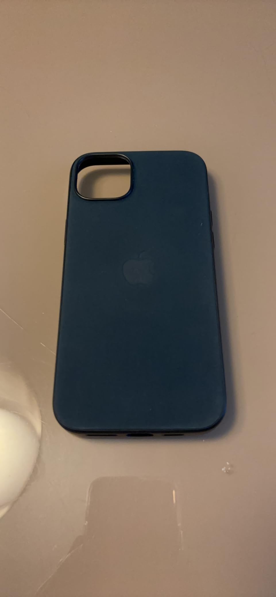 Apple iPhone 15 Plus Feingewebe Case MagSafe Pazifikblau