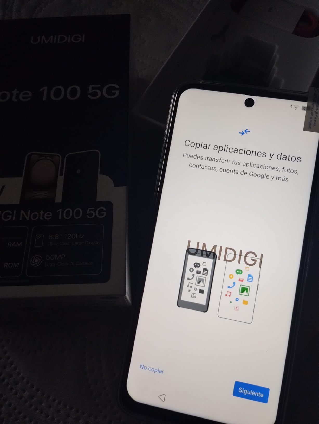 UMIDIGI Note 100 5G Smartphone 12GB 128GB 6,8 Zoll 120Hz