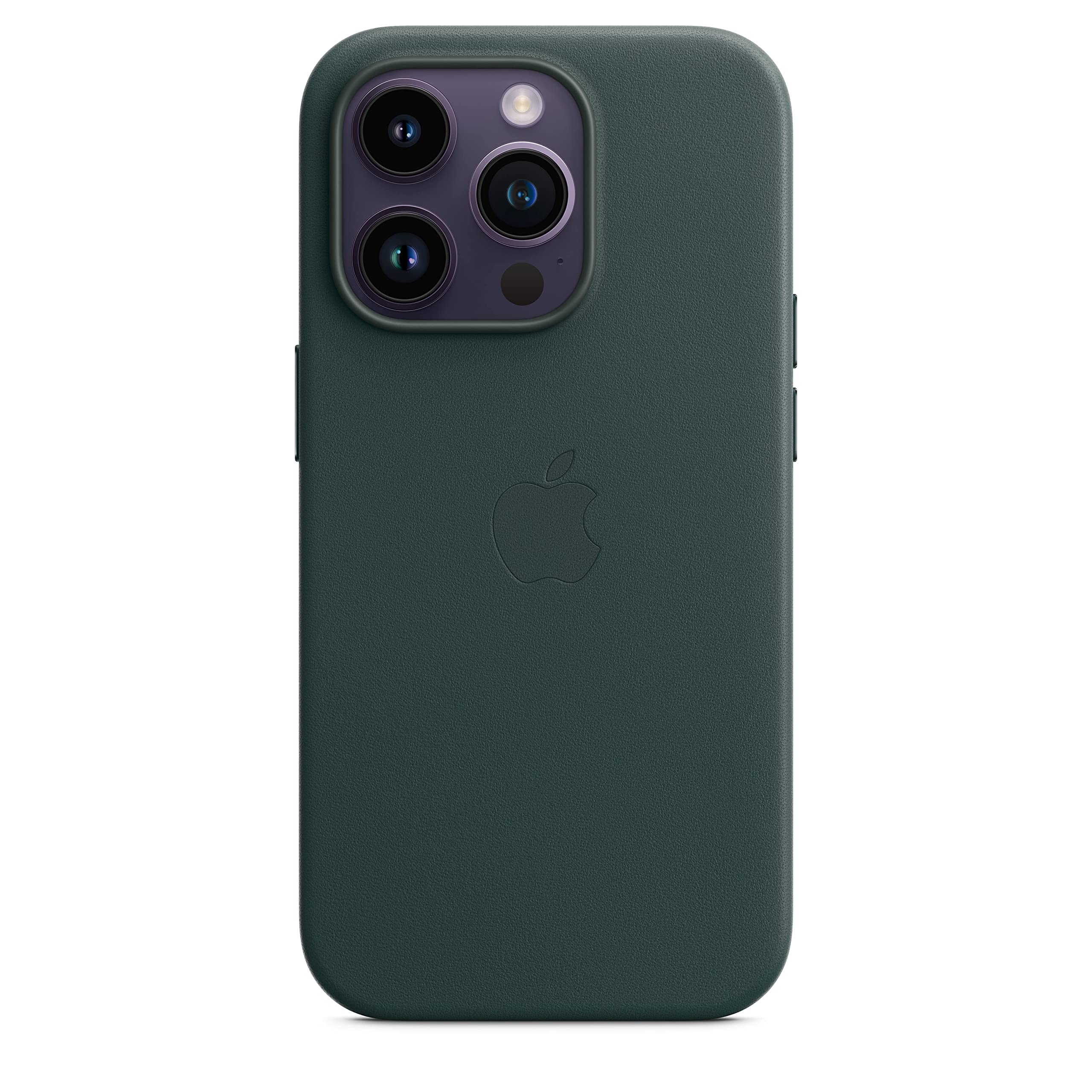 Apple iPhone 14 Pro Leder Hülle MagSafe Waldgrün