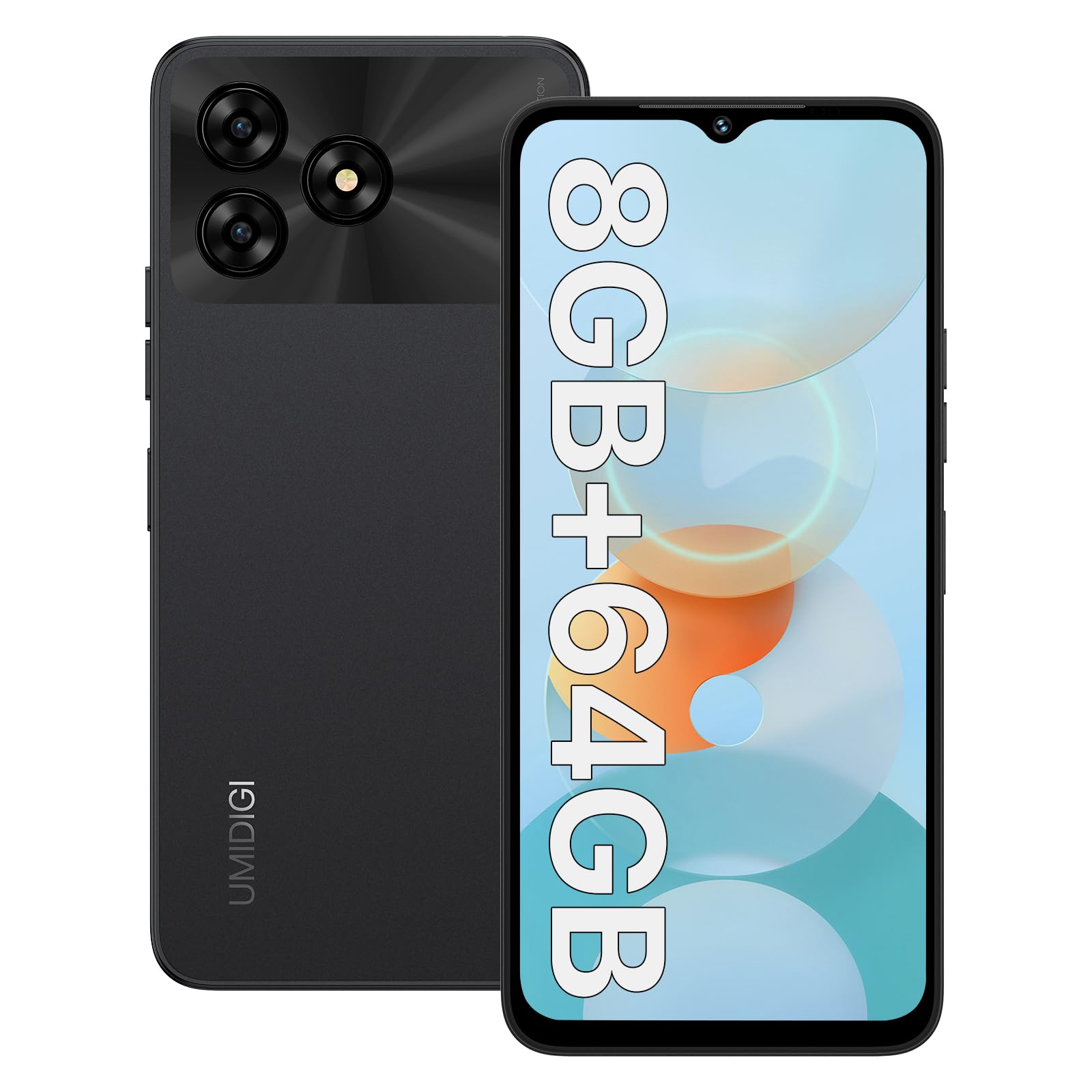 Umidigi G5A Smartphone ohne Vertrag 8GB+64GB Dual SIM 4G