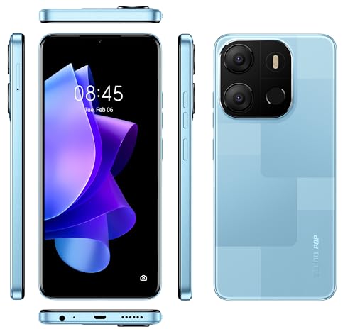 Tecno POP 7 Smartphone 64 GB Capri Blue Dual-SIM