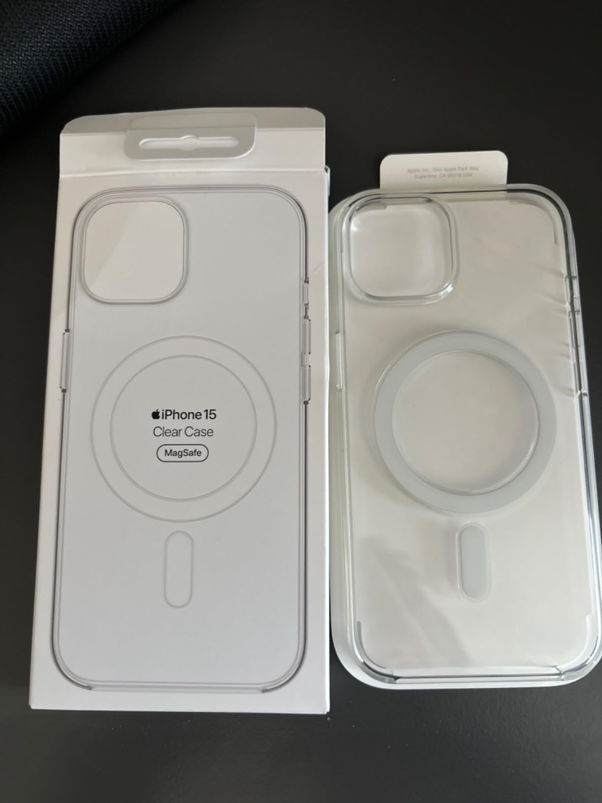 Apple iPhone 15 Clear Case MagSafe Hülle Transparent