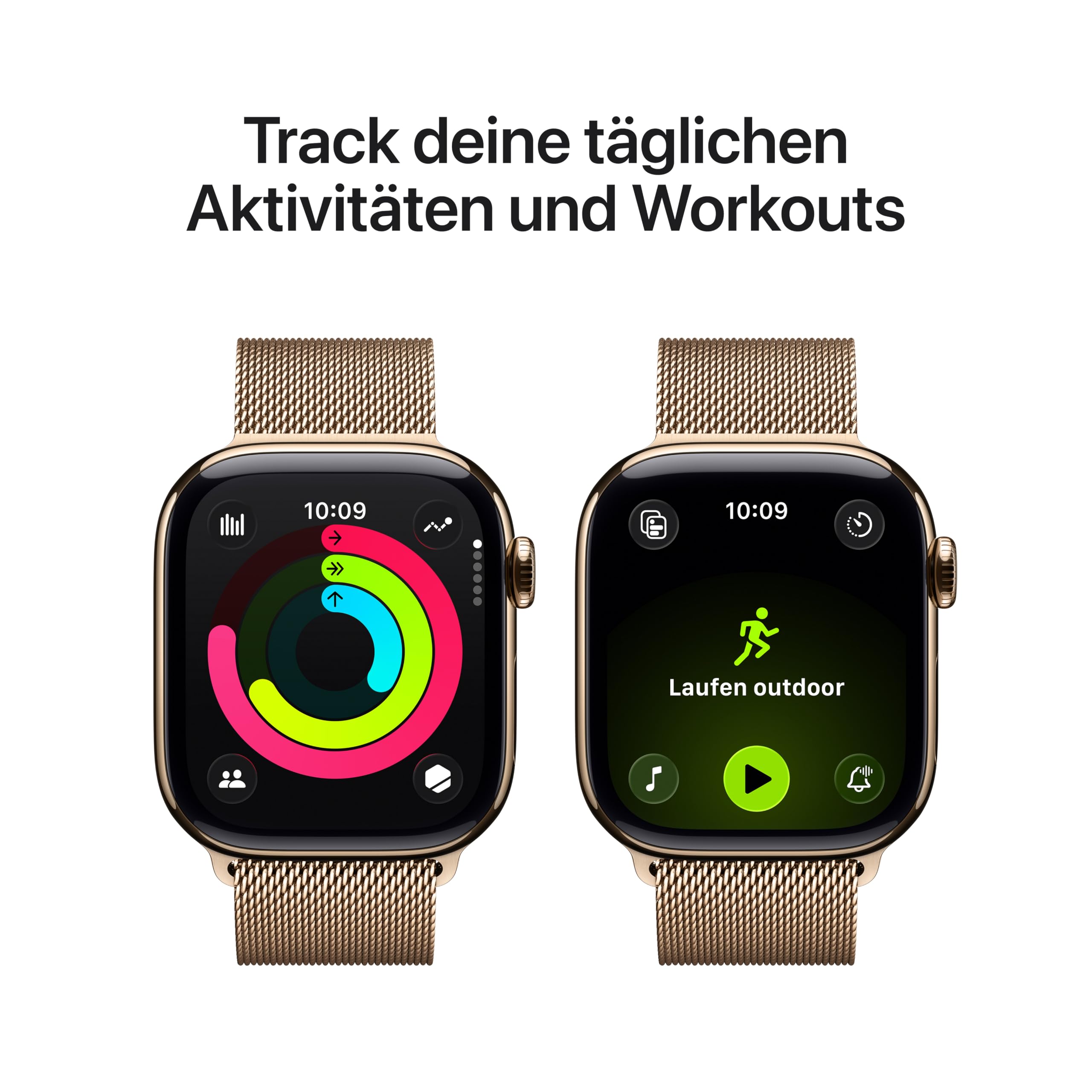 Apple Watch Series 11 GPS Cellular 42mm Titan Gold