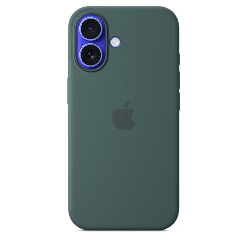 Apple iPhone 16 Silikon Case MagSafe Seegrün