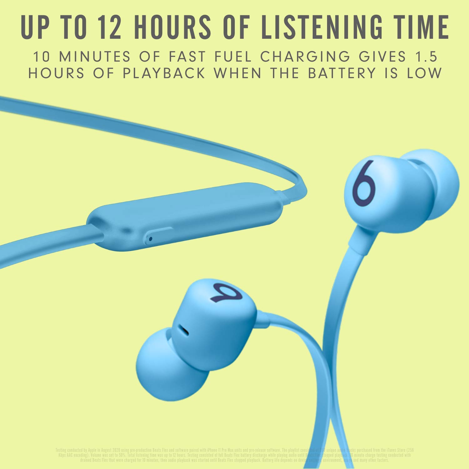 Beats Flex In-Ear Kopfhörer Bluetooth Flammenblau 12h